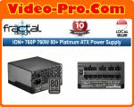 Fractal Design ION+ 760P 760W 80+ Platinum ATX Power Supply FD-PSU-IONP-760P-BK-UK
