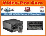 Fractal Design ION+ 860P 860W 80+ Platinum ATX Power Supply FD-PSU-IONP-860P-BK-UK