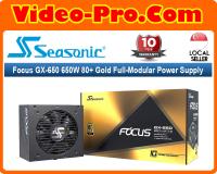 Seasonic PCIE5.0 Focus GX-1000 112VHPWR C000W PCIE5.0 ATX3.0 80+ Gold, Full-Modular, 140mm Hybrid Silent Fan able Included 10 Year Warranty