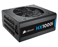 Corsair HX1000i Fully Modular Ultra-Low Noise ATX PSU ATX 3.0 and PCIe 5.0 Compliant - 80+ Platinum CP-9020259-UK