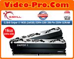 G.Skill Sniper X DDR4-3200 16GB (2x8GB) 288-Pin DDR4 SDRAM (PC4-25600) Desktop Memory Model F4-3200C16D-16GSXW