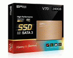 Silicon Power Velox V70 240GB SATA 6.0 Gb/s 2.5-Inch Synchronous Flash SSD SP240GBSS3V70S25