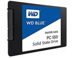 WD Blue PC SSD 250GB 2.5inch SATA III SSD WDS250G1B0A - Read: Up to 540MB/s Write: Up to 500MB/s - Up to 97k IOPS - 3 Years Local Warranty