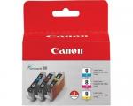 Canon Genuine CLI-8CMY 3-in-1 Combo Pack Ink Cartridge 0621B016