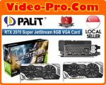 Palit GeForce RTX 2070 Super JetStream 8GB GDDR6 Graphics Card NE62070V20P2-1061J 5-Years Local Warranty