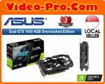 Asus Dual GTX 1650 4GB GDDR5 Dual-fan Overclocked Edition VR Ready Dual HDMI DP 1.4 Gaming Graphics Card (Dual-GTX1650-O4G)