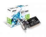 MSI N720-2GD3LP GeForce GT 720 2GB 64-Bit DDR3 PCI Express 2.0 x16 HDCP Ready Low Profile Video Card