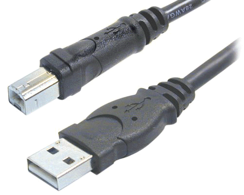 USB 2.0 24K GOLD CABLE 1.8M-T A/M-MINI 5 PINS